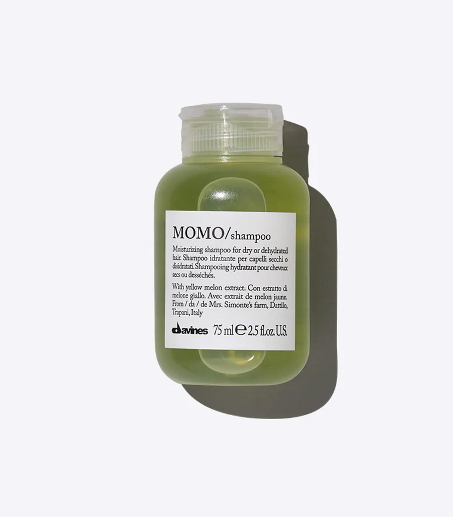 Davines MOMO Shampoo 75ml Moisturizing Shampoo