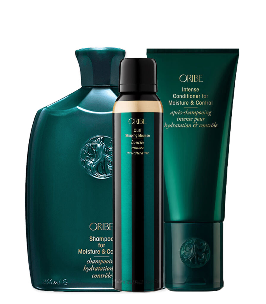 Oribe Moisture & Control Duo - Shampoo 8.5 Oz & Intense Conditioner 6.7 Oz - Bundle