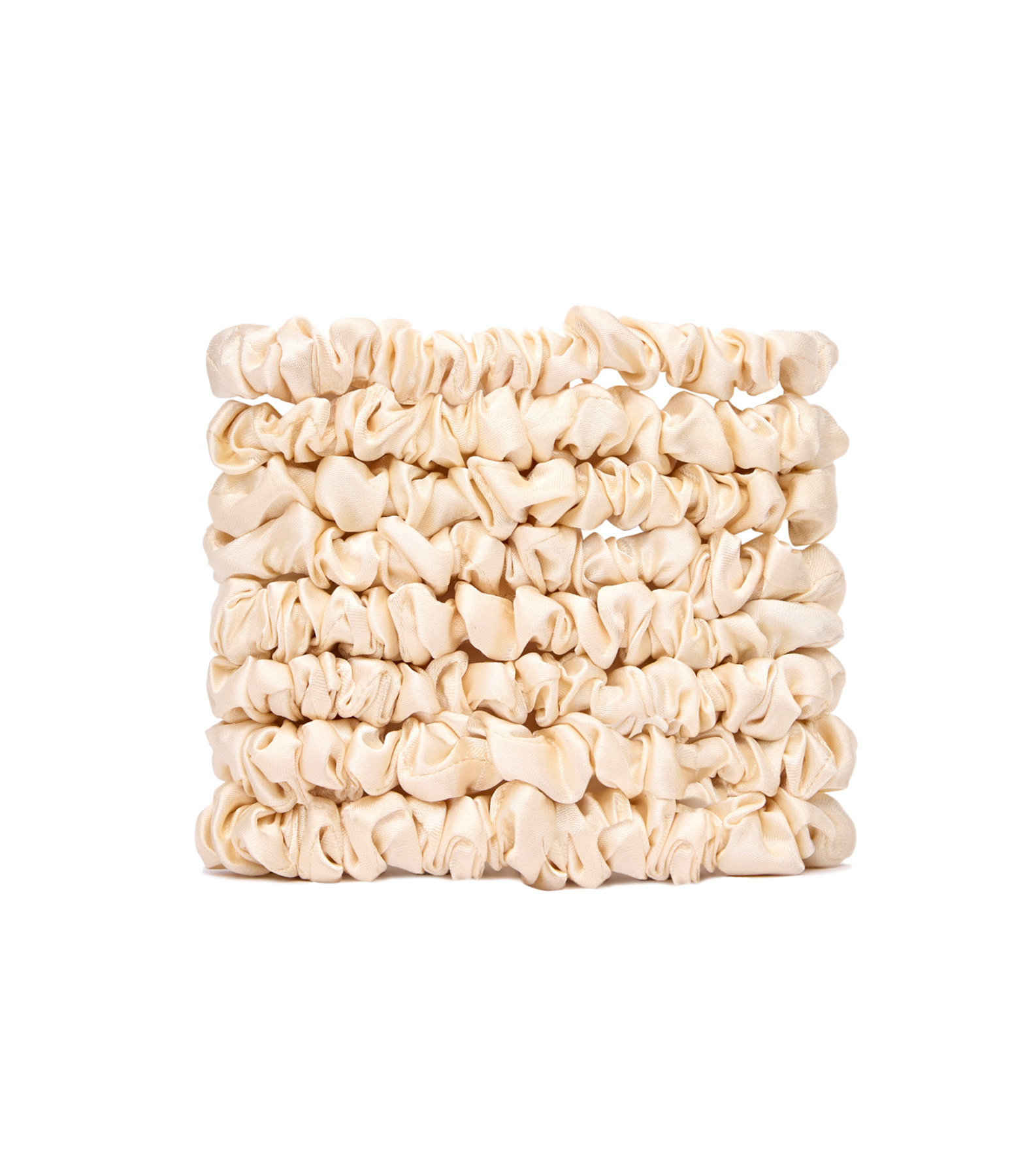 Veganboost Satin Scrunchies Nude Small Size